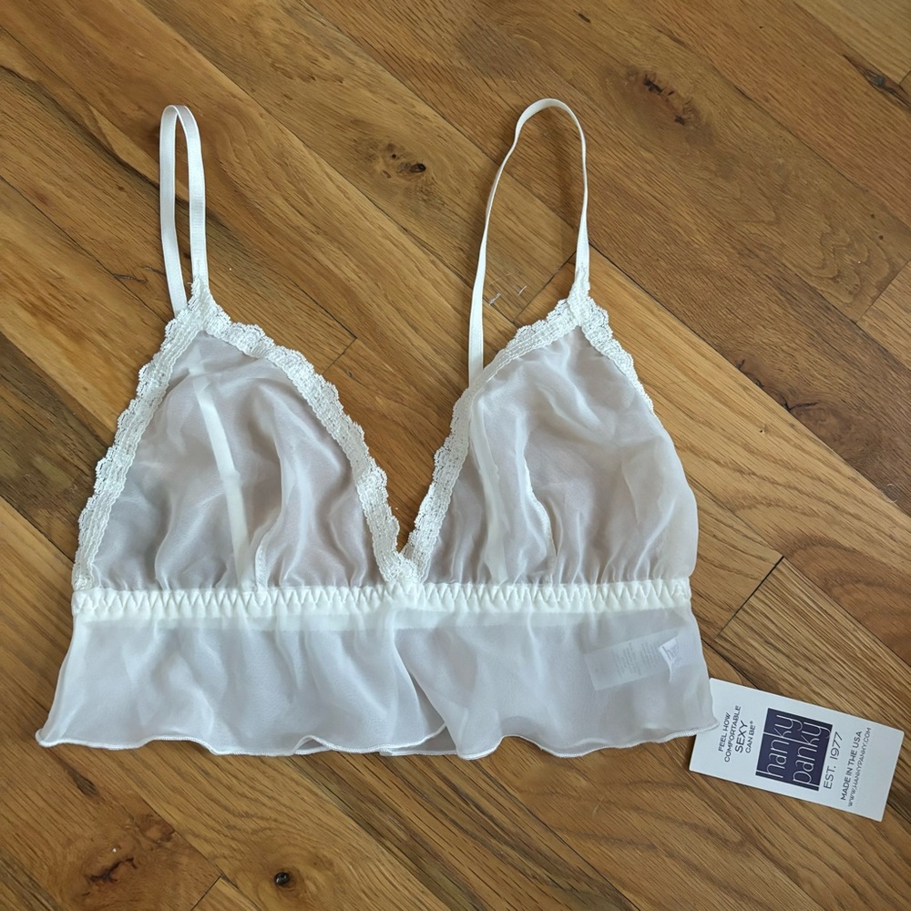 NWT Hanky Panky Sheer bralette